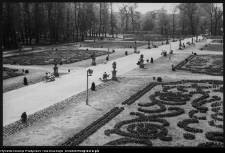 Białystok, Ogrody Branickich, ogr&oacute;d g&oacute;rny, bukszpanowe partery