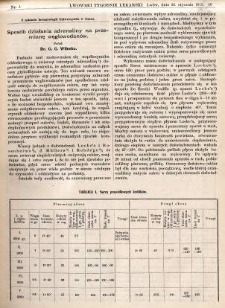 Lwowski tygodnik lekarski 1913 T.8 nr 4