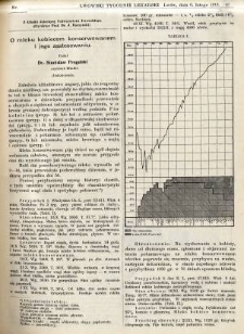 Lwowski tygodnik lekarski 1913 T.8 nr 6