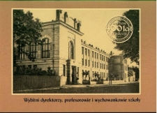 Wybitni dyrektorzy, profesorowie i wychowankowie szkoły