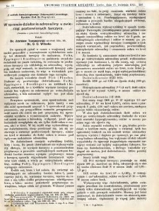 Lwowski tygodnik lekarski 1913 T.8 nr 16