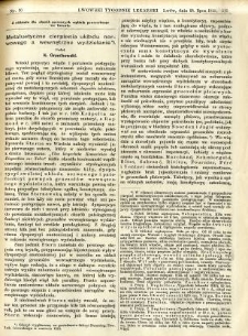 Lwowski tygodnik lekarski 1913 T.8 nr 30