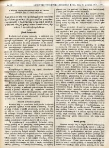 Lwowski tygodnik lekarski 1913 T.8 nr 35