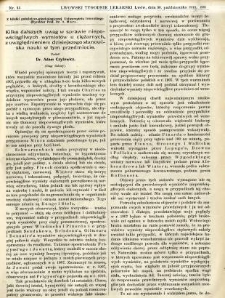 Lwowski tygodnik lekarski 1913 T.8 nr 44