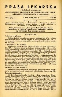 Prasa Lekarska 1937 R.6 nr 6