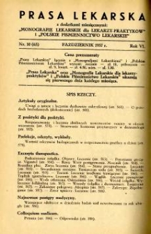 Prasa Lekarska 1937 R.6 nr 10