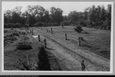 Białystok, widok na ogr&oacute;d przy Pałacu Branickich
