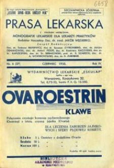 Prasa Lekarska 1935 R.4 nr 6