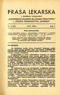 Prasa Lekarska 1936 R.5 nr 2