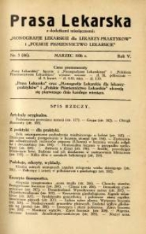 Prasa Lekarska 1936 R.5 nr 3