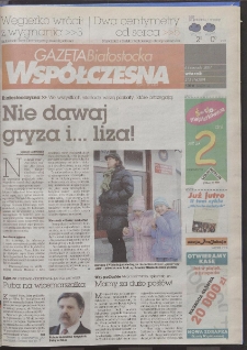 Gazeta Wsp&oacute;łczesna 2007, nr 215