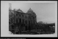 Białystok, odbudowa Pałacu Branickich, elewacja frontowa
