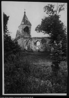 Mieruniszki, ruiny kościoła ewangelickiego