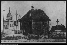 Suraż, fotokopia ilustracji cerkiew unicka i prawosławna z 1867 r.