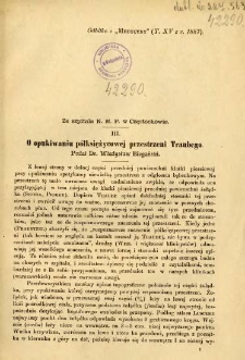 O opukiwaniu półksiężycowej przestrzeni Traubego