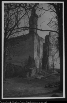 Mielnik, ruiny gotyckiego kościoła Świętej Trójcy