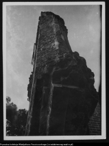 Mielnik, ruiny gotyckiego kościoła Świętej Trójcy