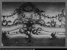 Białystok, Pałac Branickich, wnętrze - sypialnia Izabeli Branickiej, dekoracja ścienna