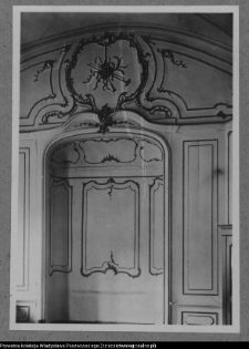 Białystok, Pałac Branickich, wnętrze, dekoracja pokoju