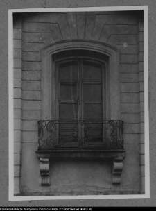 Białystok, Pałac Branickich, balkom od strony parku