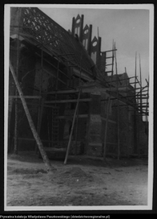 Wizna, odbudowa kościoła