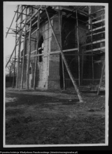 Wizna, odbudowa kościoła