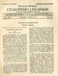 Warszawskie Czasopismo Lekarskie 1937 R.14 nr 45
