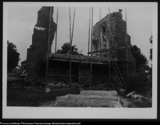 Wizna, odbudowa kościoła