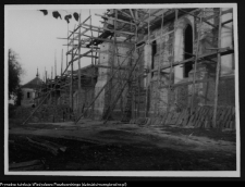 Wizna, odbudowa kościoła