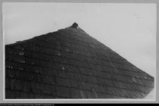 Knyszyn, drewniany lamus (fragment dachu)