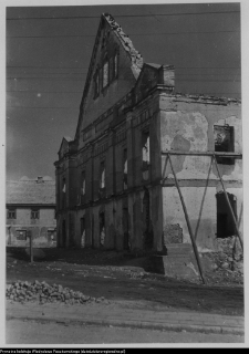 Krynki, zniszczona w czasie wojny synagoga