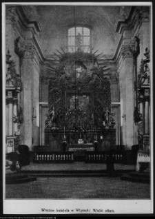 Wnętrze kościoła w Wiigrach. Wielki ołtarz