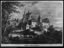 Fotokopia drzeworytu zespołu pokamedulskiego w Wigrach