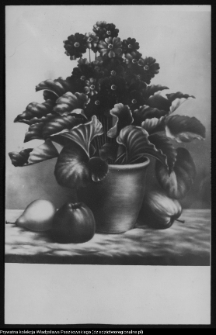 Obraz Prymulki i owoce pini St. Witkowskiego