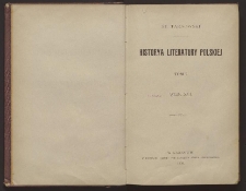 Historya literatury polskiej. T. 1, Wiek XVI