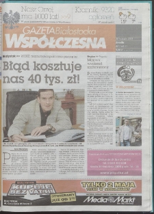 Gazeta Współczesna 2008, nr 85