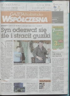 Gazeta Wsp&oacute;łczesna 2008, nr 102