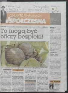 Gazeta Wsp&oacute;łczesna 2008, nr 106