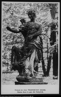 Białystok, Ogrody Branickich, rzeźba ogrodowa (reprodukcja)