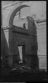 Białystok, ruiny Pałacu Branickich