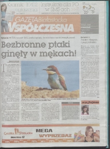 Gazeta Wsp&oacute;łczesna 2008, nr 134