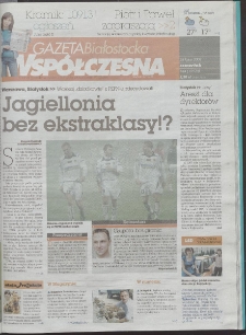 Gazeta Wsp&oacute;łczesna 2008, nr 144