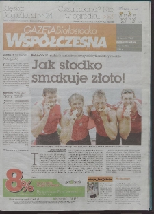 Gazeta Wsp&oacute;łczesna 2008, nr 160
