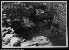 Białystok, ruiny Pałacu Branickich (wykop wnętrza w korpusie gł&oacute;wnym)