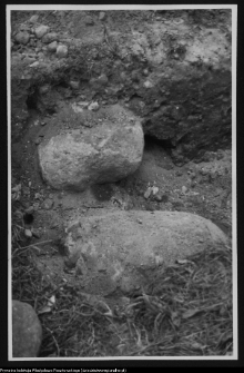 Białystok, ruiny Pałacu Branickich (odgruzowywanie na dziedzińcu wstępnym)