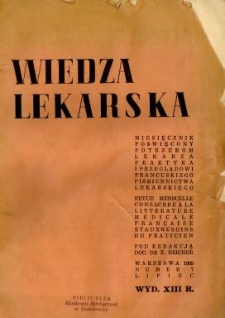 Wiedza Lekarska 1939 R.13 nr 7