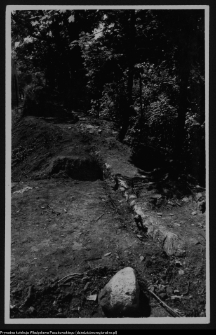 Białystok, ruiny Pałacu Branickich (ogród przypałacowy w czasie badań ziemnych)