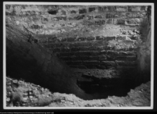 Białystok, ruiny Pałacu Branickich (wnętrze komina)