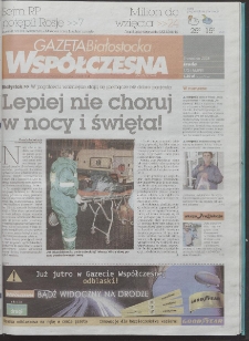 Gazeta Współczesna 2008, nr 172
