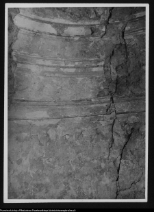 Białystok, ruiny Pałacu Branickich (wnętrze auli. Ściana prezydialna)